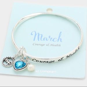 🆕 “Courage & Health” March Heart Bracelet